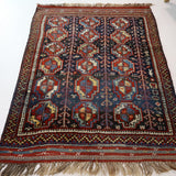Kurdish Quchan Rug | 4' x 5' 8" - Rug the Rock - available rugsbrown and taupe colorLarge Rugs > 4' x 8'