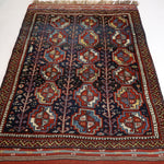 Kurdish Quchan Rug | 4' x 5' 8" - Rug the Rock - available rugsbrown and taupe colorLarge Rugs > 4' x 8'
