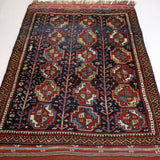 Kurdish Quchan Rug | 4' x 5' 8" - Rug the Rock - available rugsbrown and taupe colorLarge Rugs > 4' x 8'