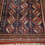 Kurdish Quchan Rug | 4' x 5' 8" - Rug the Rock - available rugsbrown and taupe colorLarge Rugs > 4' x 8'