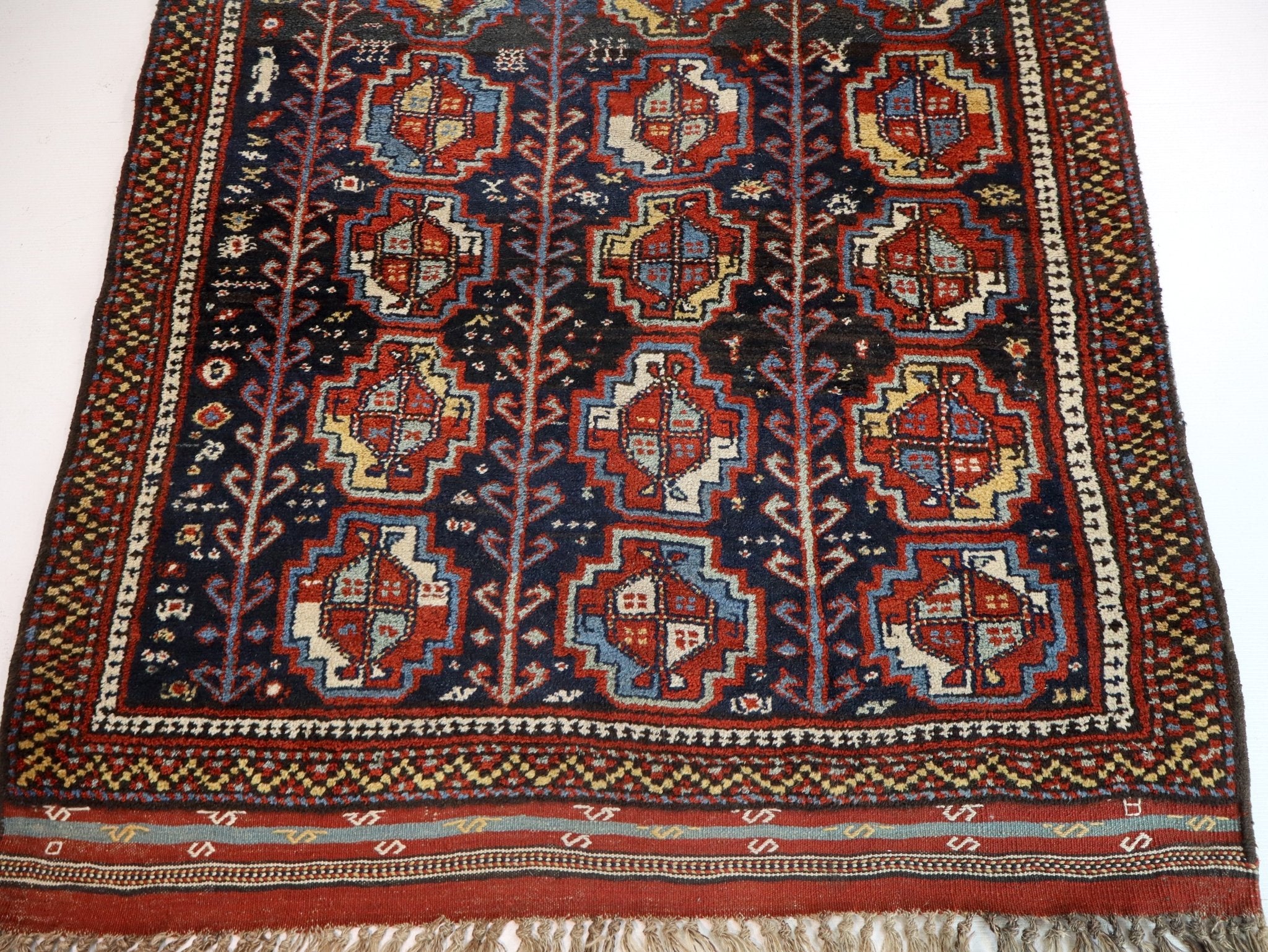 Kurdish Quchan Rug | 4' x 5' 8" - Rug the Rock - available rugsbrown and taupe colorLarge Rugs > 4' x 8'