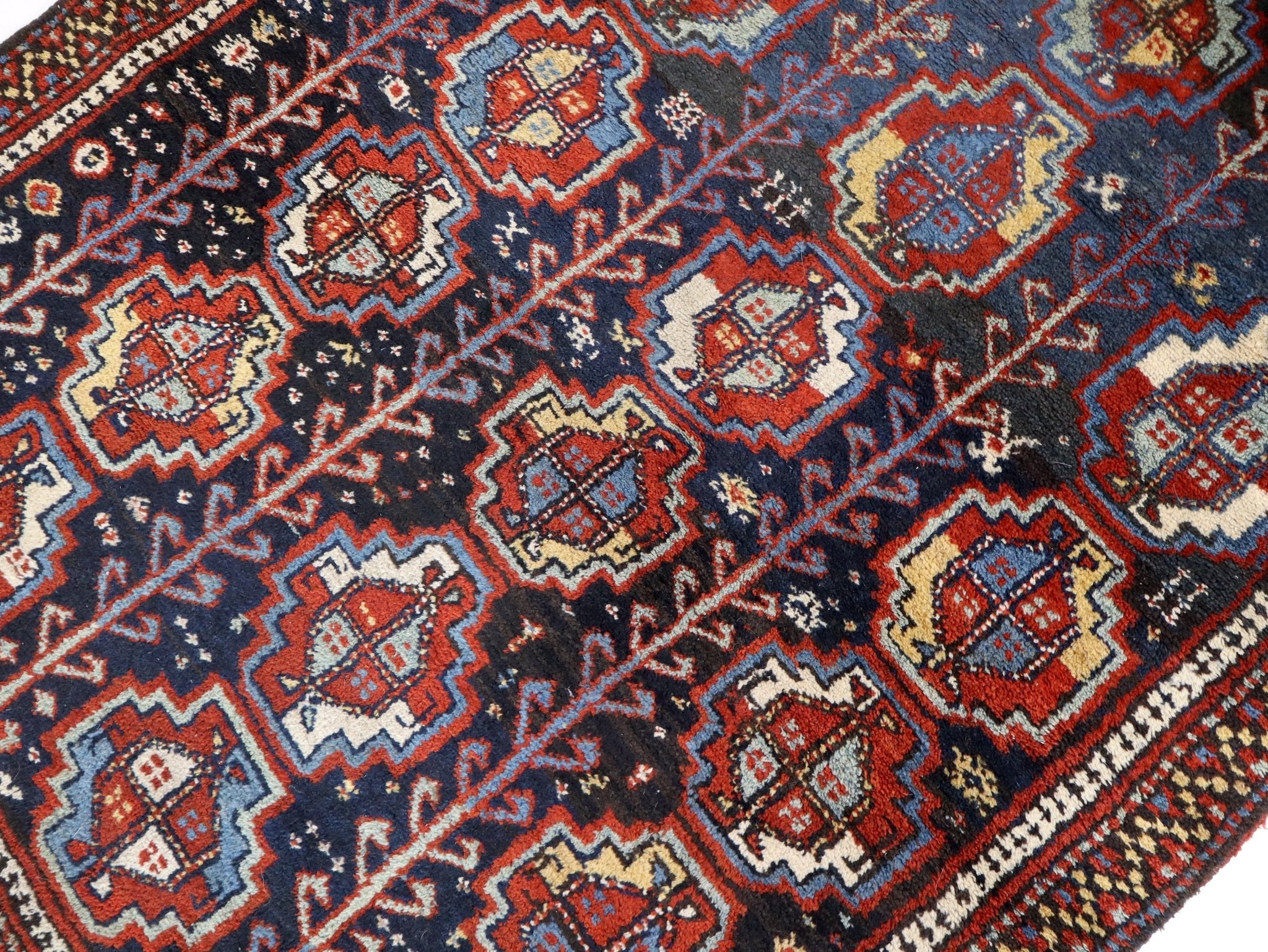 Kurdish Quchan Rug | 4' x 5' 8" - Rug the Rock - available rugsbrown and taupe colorLarge Rugs > 4' x 8'