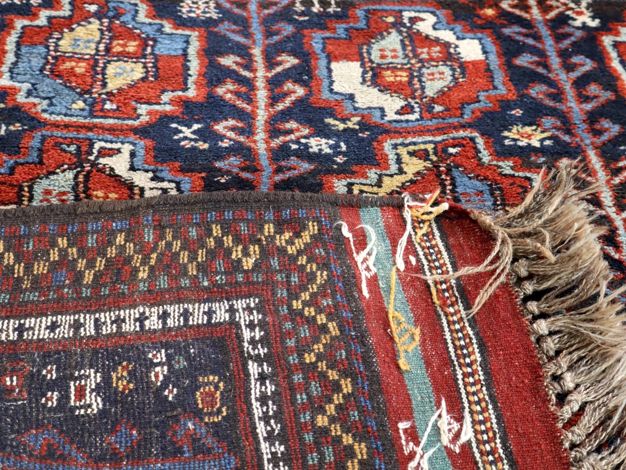 Kurdish Quchan Rug | 4' x 5' 8" - Rug the Rock - available rugsbrown and taupe colorLarge Rugs > 4' x 8'
