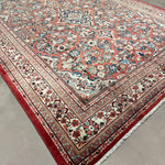 Mahal Rug — Terracotta & Ivory Medallion | 10'6" × 13'5" - Rug the Rock - availableHand-knottedMahal