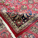Mashad Rug — Crimson Floral Garden | 9'9" × 13'1" - Rug the Rock - availableHand-knottedMashad