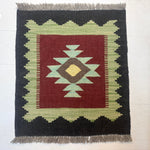 Mini Afghan Kilim Rugs | 2' x 2' - Rug the Rock - available