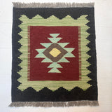 Mini Afghan Kilim Rugs | 2' x 2' - Rug the Rock - available