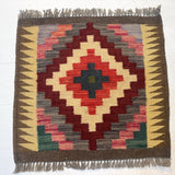 Mini Afghan Kilim Rugs | 2' x 2' - Rug the Rock - available