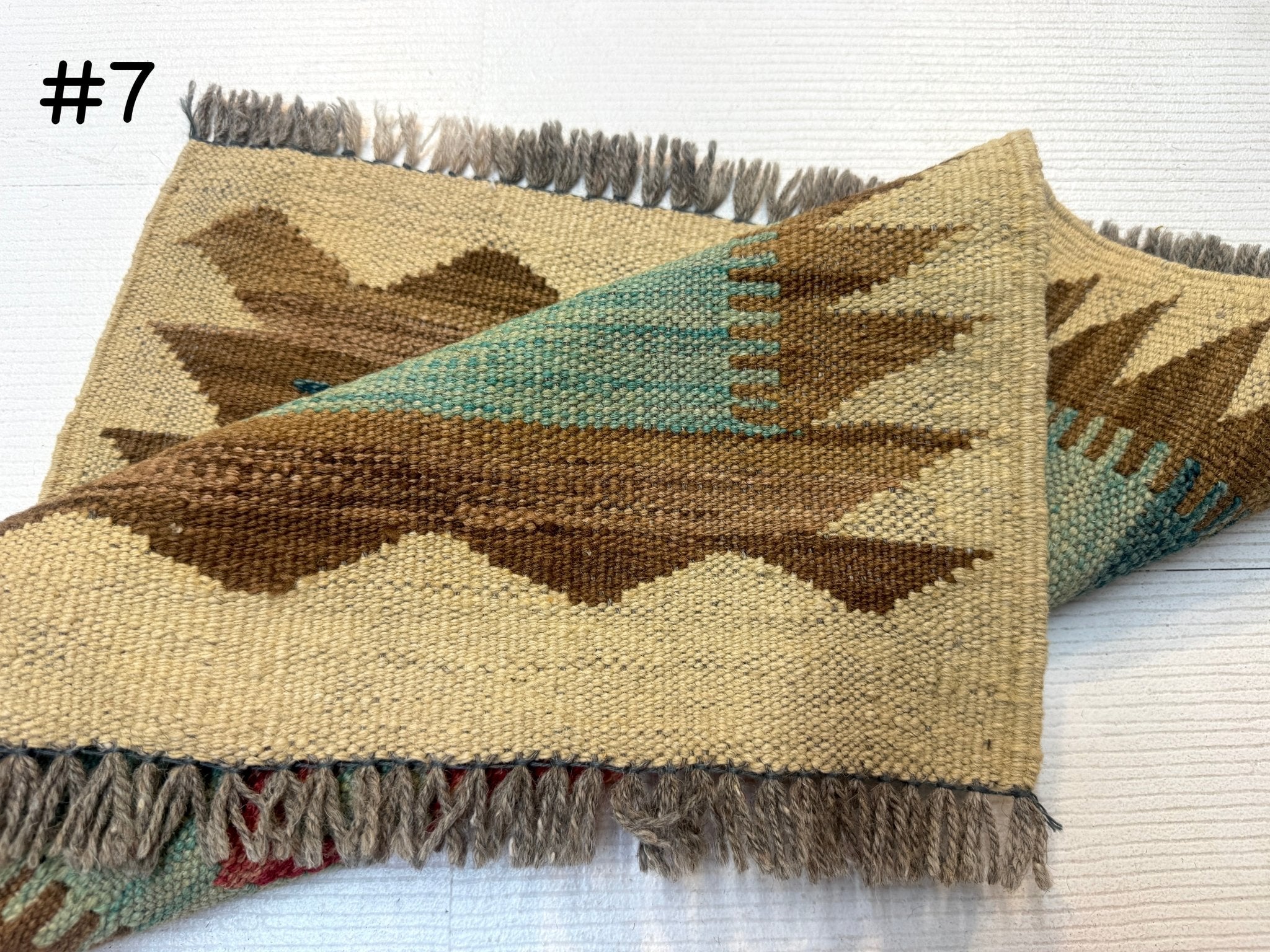 Mini Afghan Kilim Rugs | 2' x 2' - Rug the Rock - available