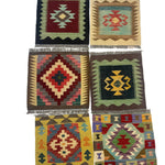Mini Afghan Kilim Rugs | 2' x 2' - Rug the Rock - available