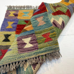Mini Afghan Kilim Rugs | 2' x 2' - Rug the Rock - available