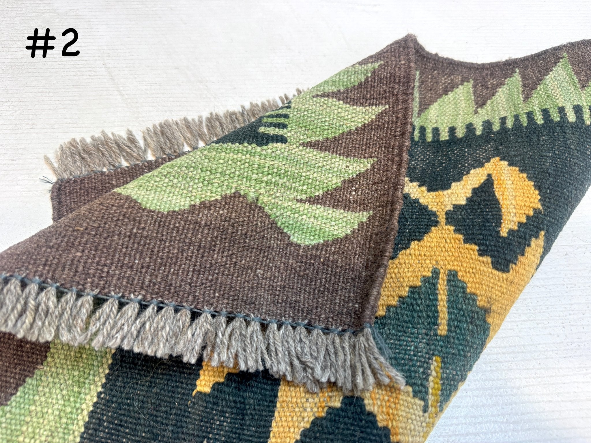 Mini Afghan Kilim Rugs | 2' x 2' - Rug the Rock - available