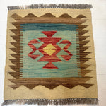 Mini Afghan Kilim Rugs | 2' x 2' - Rug the Rock - available