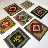 Mini Afghan Kilim Rugs | 2' x 2' - Rug the Rock - available