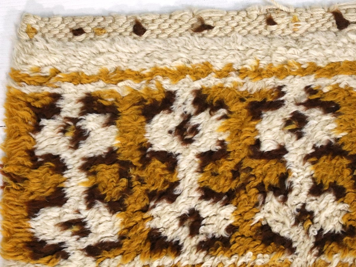 Moroccan Rabat Rug 1/2 | 4' x 6' - Rug the Rock - available rugsbrown and taupe colorLarge Rugs > 4' x 8'