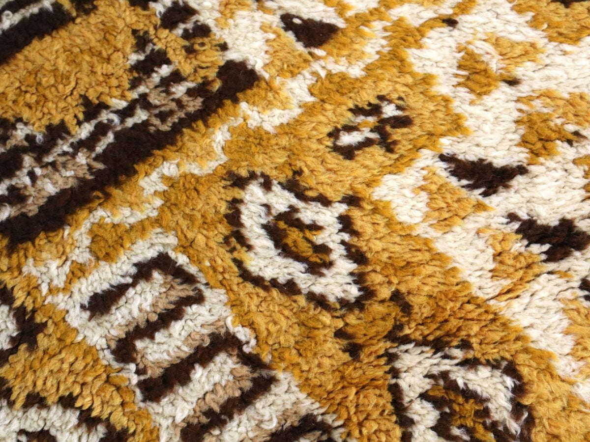 Moroccan Rabat Rug 1/2 | 4' x 6' - Rug the Rock - available rugsbrown and taupe colorLarge Rugs > 4' x 8'