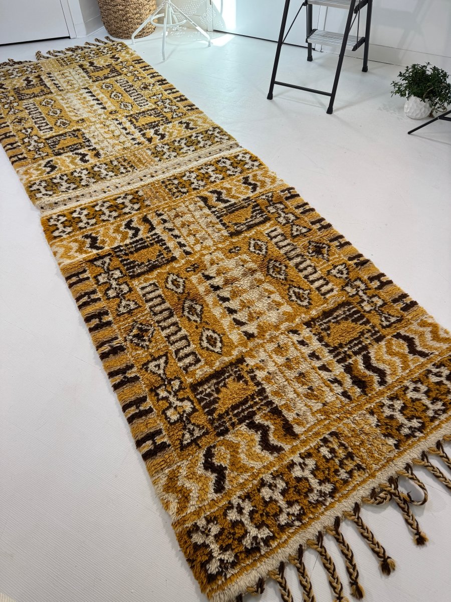 Moroccan Rabat Rug 1/2 | 4' x 6' - Rug the Rock - available rugsbrown and taupe colorLarge Rugs > 4' x 8'