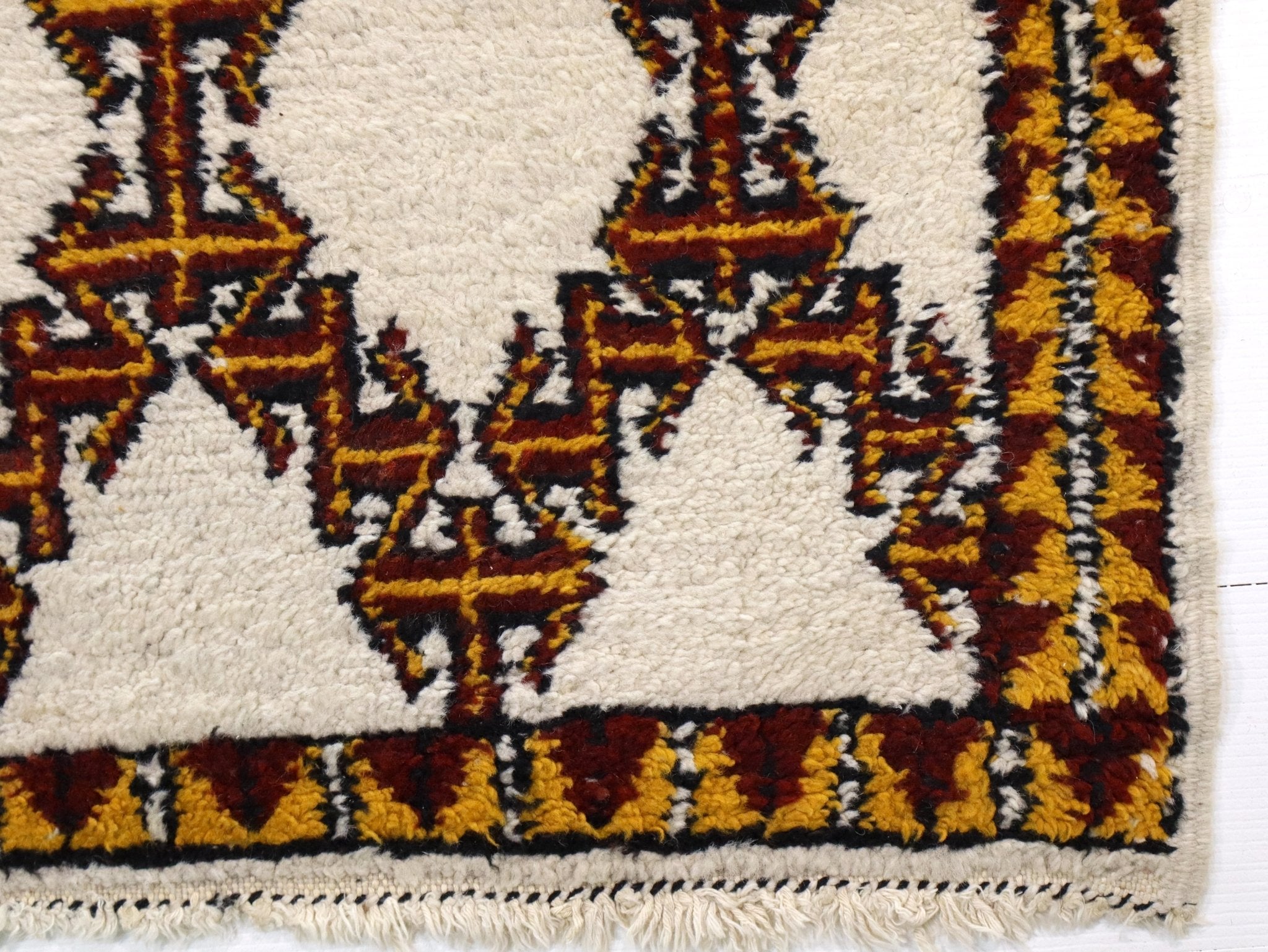 Moroccan Rabat Rug | 2' 10" x 4' 7" - Rug the Rock - available rugsbrown and taupe colorLarge Rugs > 4' x 8'
