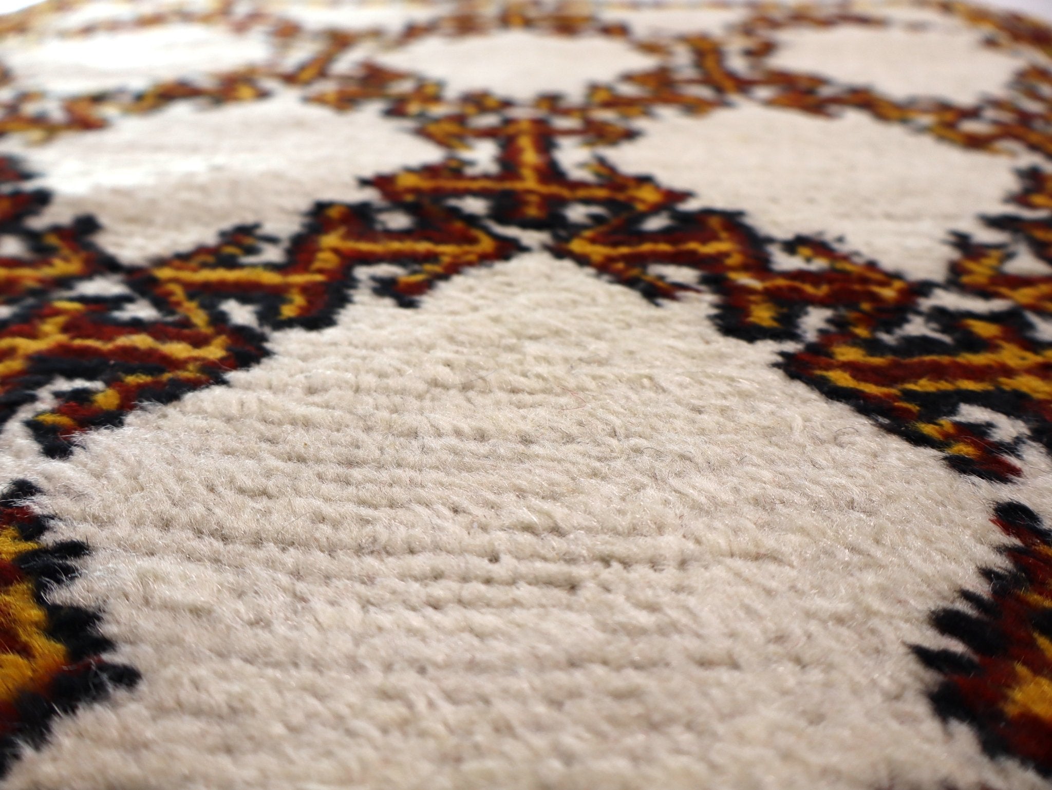 Moroccan Rabat Rug | 2' 10" x 4' 7" - Rug the Rock - available rugsbrown and taupe colorLarge Rugs > 4' x 8'