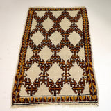Moroccan Rabat Rug | 2' 10" x 4' 7" - Rug the Rock - available rugsbrown and taupe colorLarge Rugs > 4' x 8'