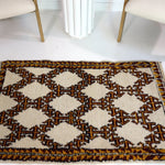 Moroccan Rabat Rug | 2' 10" x 4' 7" - Rug the Rock - available rugsbrown and taupe colorLarge Rugs > 4' x 8'