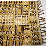 Moroccan Rabat Rug 2/2 | 4' x 6' - Rug the Rock - available rugsbrown and taupe colorLarge Rugs > 4' x 8'