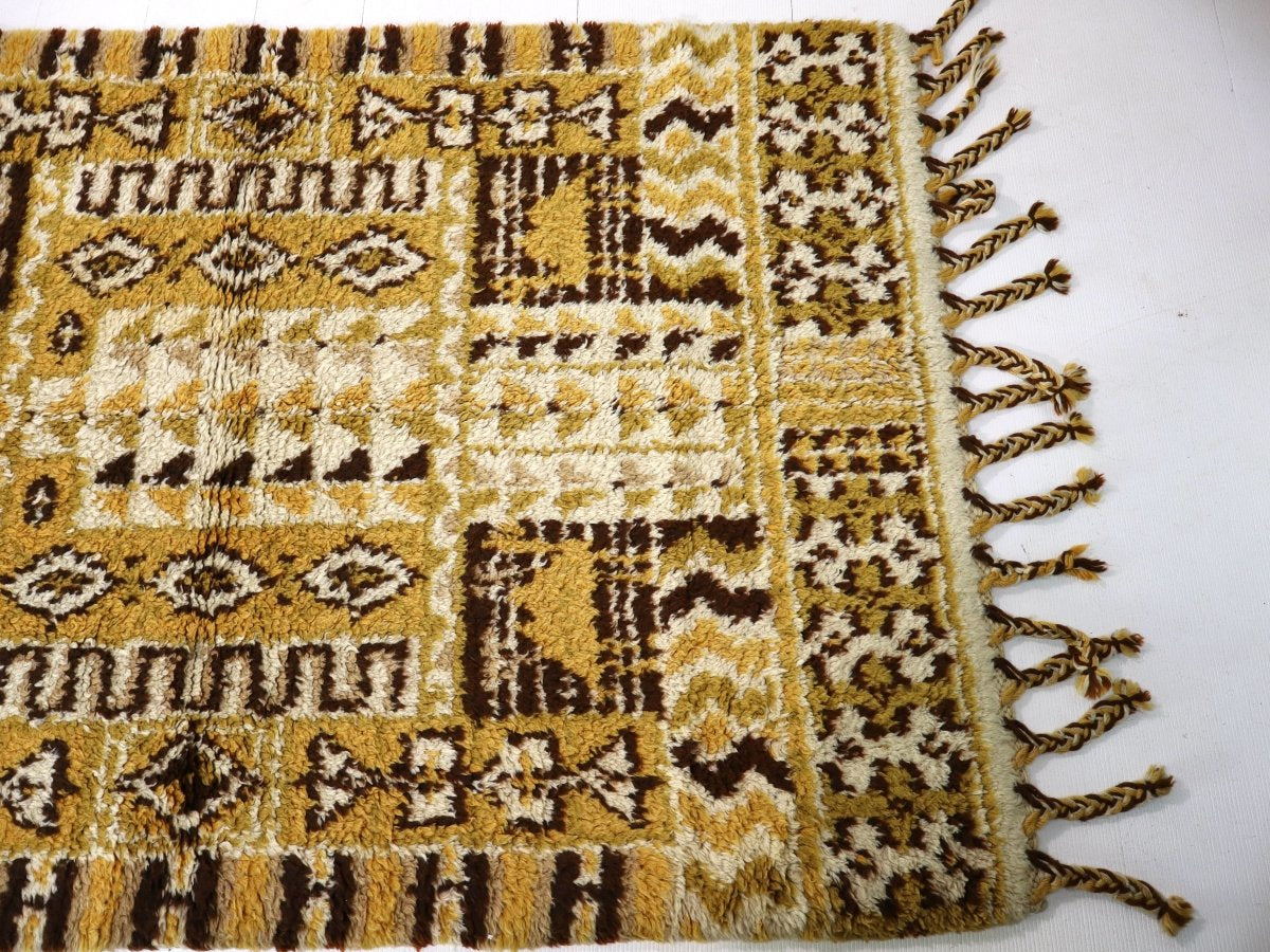 Moroccan Rabat Rug 2/2 | 4' x 6' - Rug the Rock - available rugsbrown and taupe colorLarge Rugs > 4' x 8'