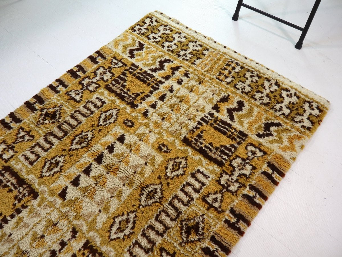 Moroccan Rabat Rug 2/2 | 4' x 6' - Rug the Rock - available rugsbrown and taupe colorLarge Rugs > 4' x 8'