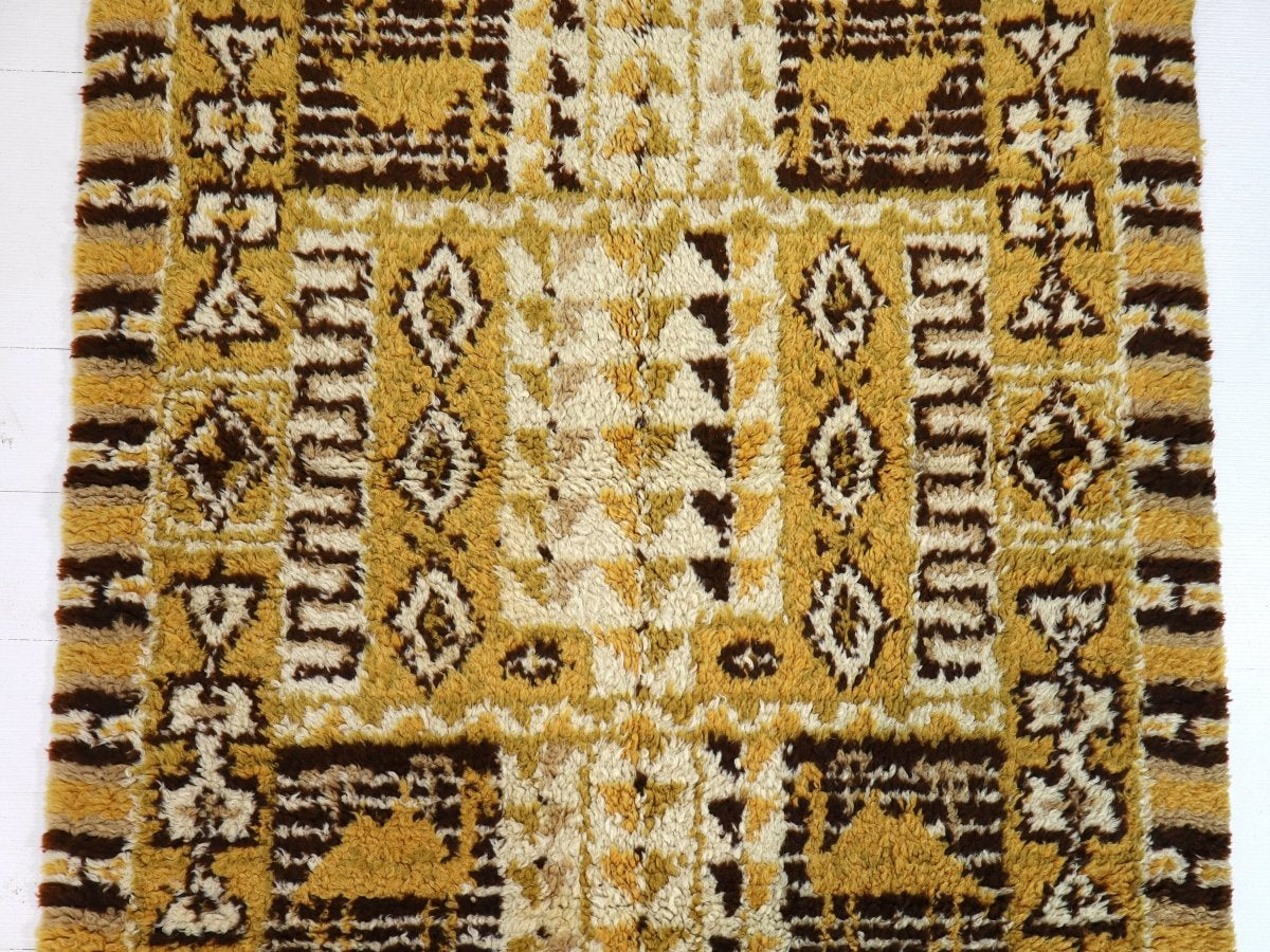 Moroccan Rabat Rug 2/2 | 4' x 6' - Rug the Rock - available rugsbrown and taupe colorLarge Rugs > 4' x 8'
