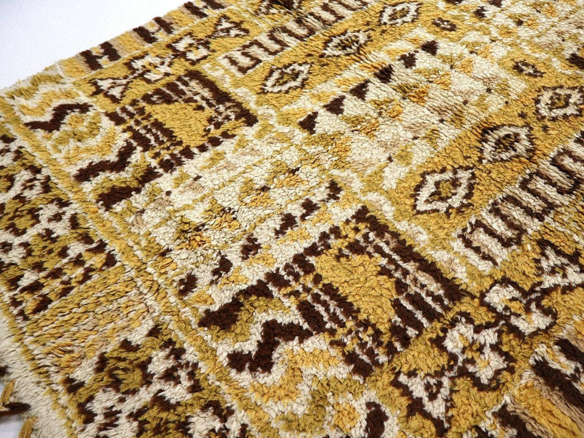 Moroccan Rabat Rug 2/2 | 4' x 6' - Rug the Rock - available rugsbrown and taupe colorLarge Rugs > 4' x 8'