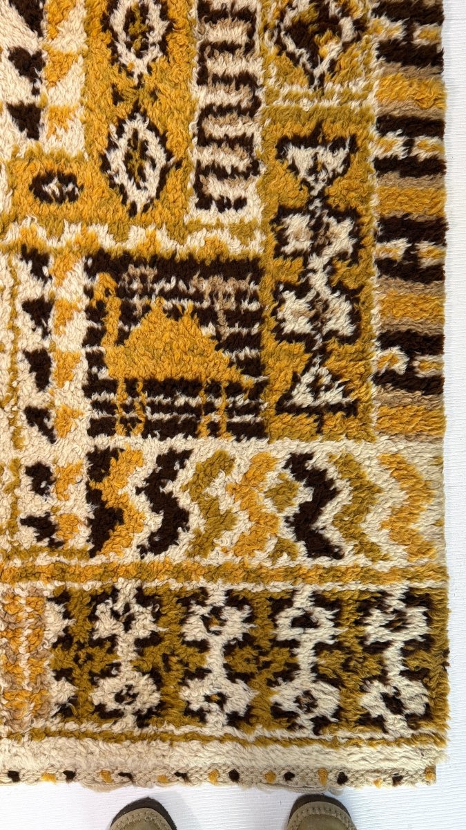 Moroccan Rabat Rug 2/2 | 4' x 6' - Rug the Rock - available rugsbrown and taupe colorLarge Rugs > 4' x 8'
