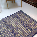 Moroccan Tiflet Kilim Rug | 3' 3" x 4' 3" - Rug the Rock - available rugsbrown and taupe colorLarge Rugs > 4' x 8'