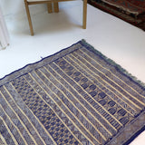 Moroccan Tiflet Kilim Rug | 3' 3" x 4' 3" - Rug the Rock - available rugsbrown and taupe colorLarge Rugs > 4' x 8'
