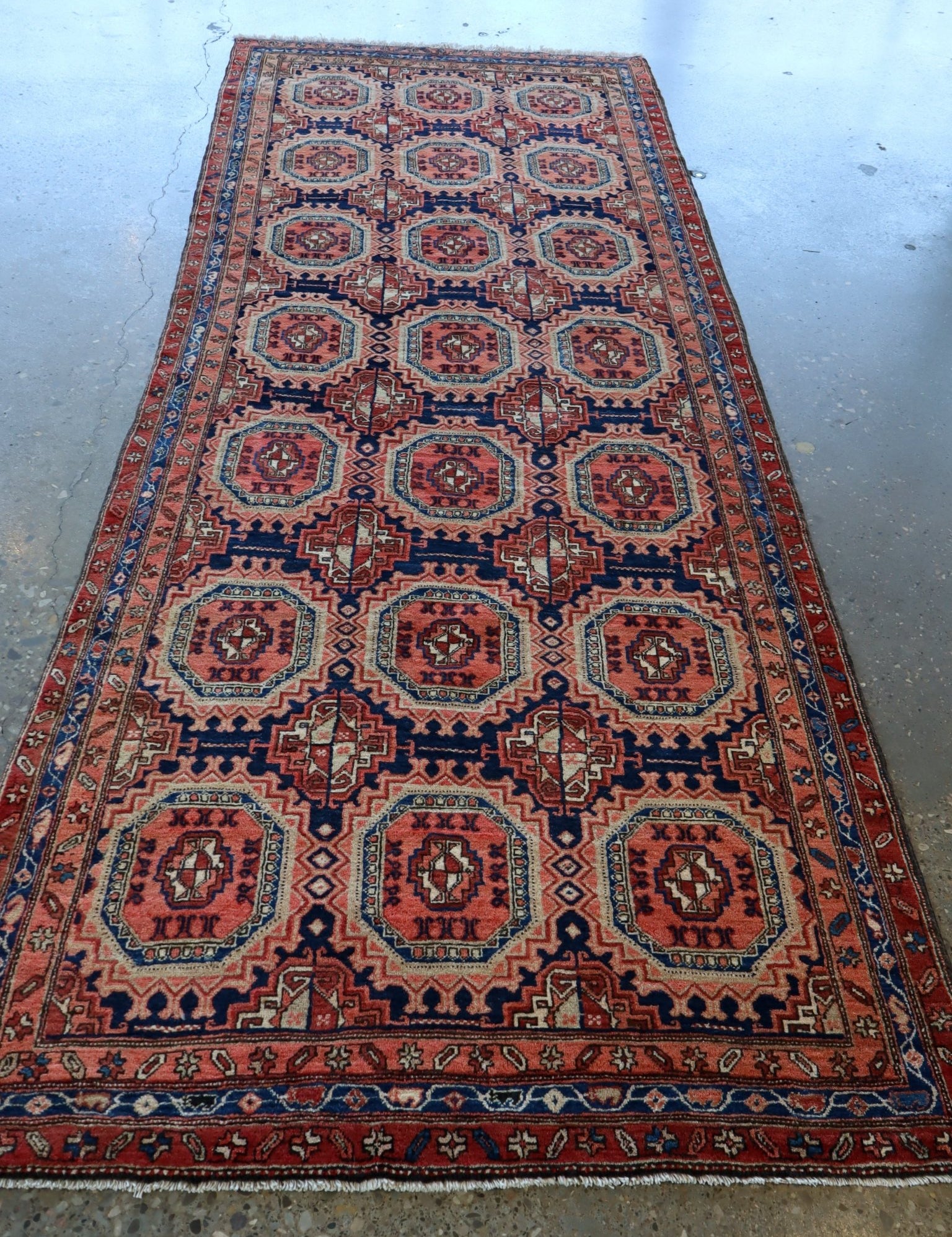 NW Persian Meshkin Runner Rug | 4' 1" x 11' 9" - Rug the Rock - available