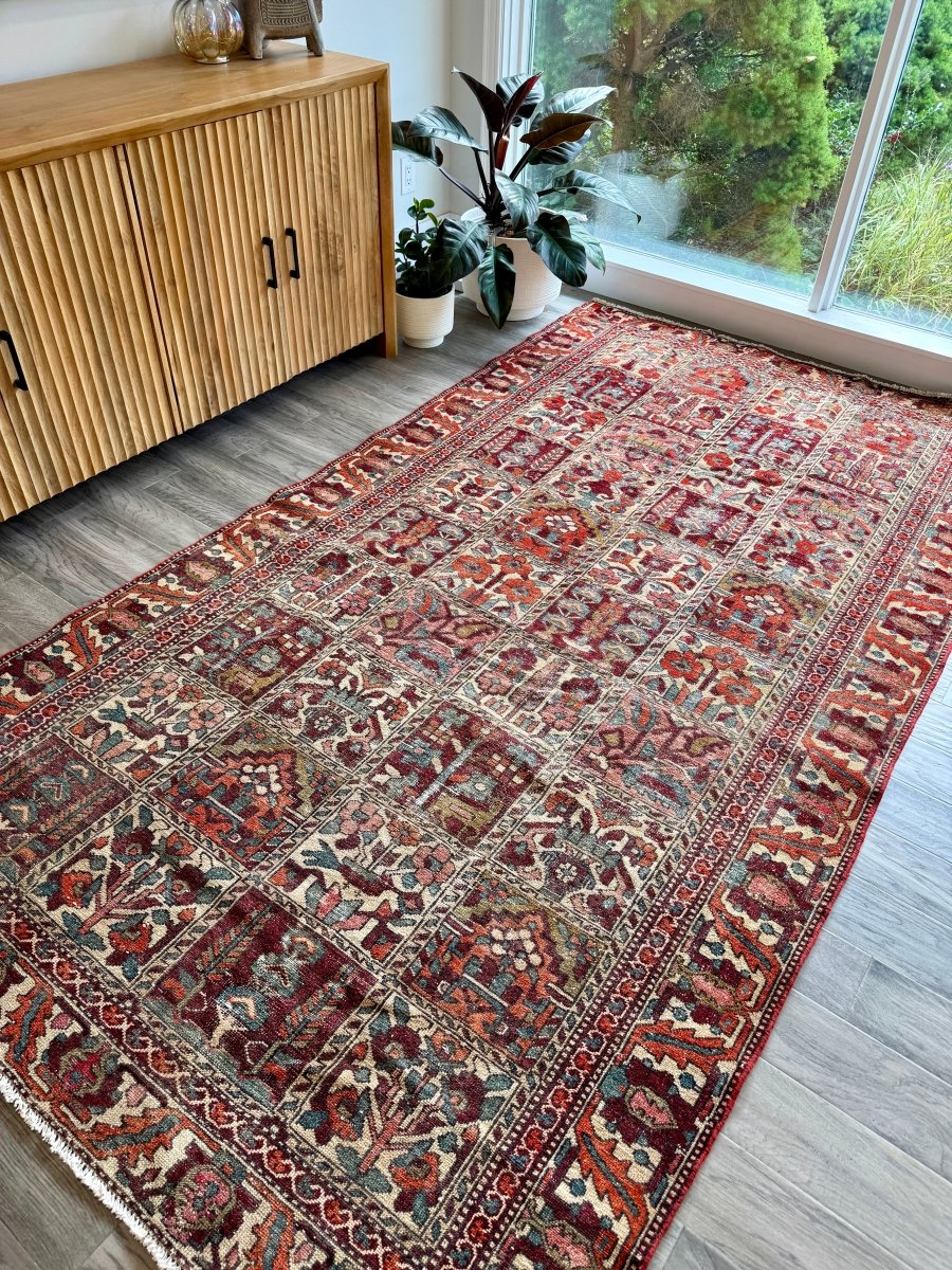 Perisan Bakhtiari Rug | 5' 1" x 9' 5" - Rug the Rock