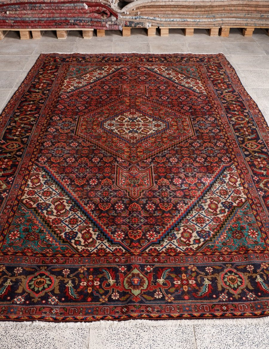 Persian Ardabil Rug | 6' 4” x 9' 10" - Rug the Rock - 