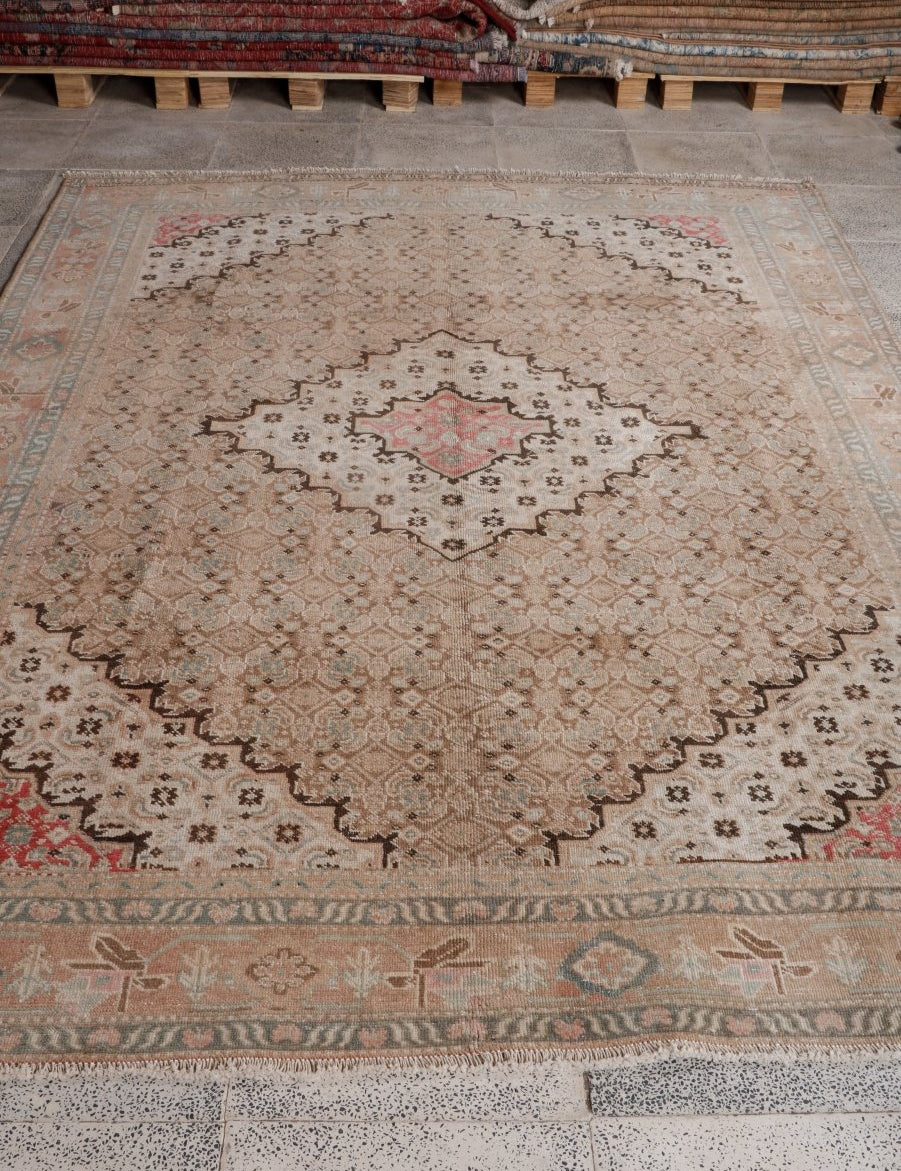 Persian Ardabil Rug | 6' 6” x 8' 11" - Rug the Rock - 