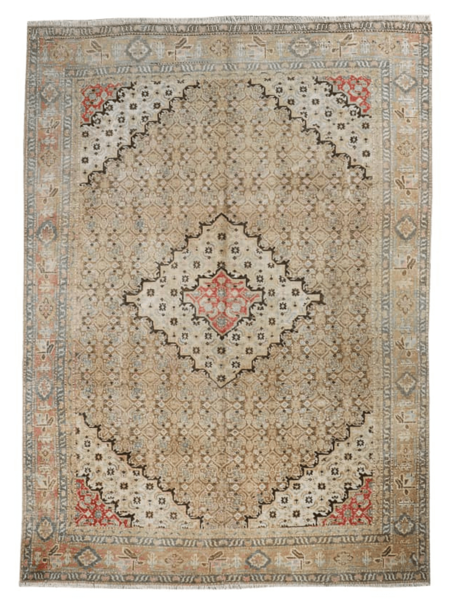 Persian Ardabil Rug | 6' 6” x 8' 11" - Rug the Rock - 