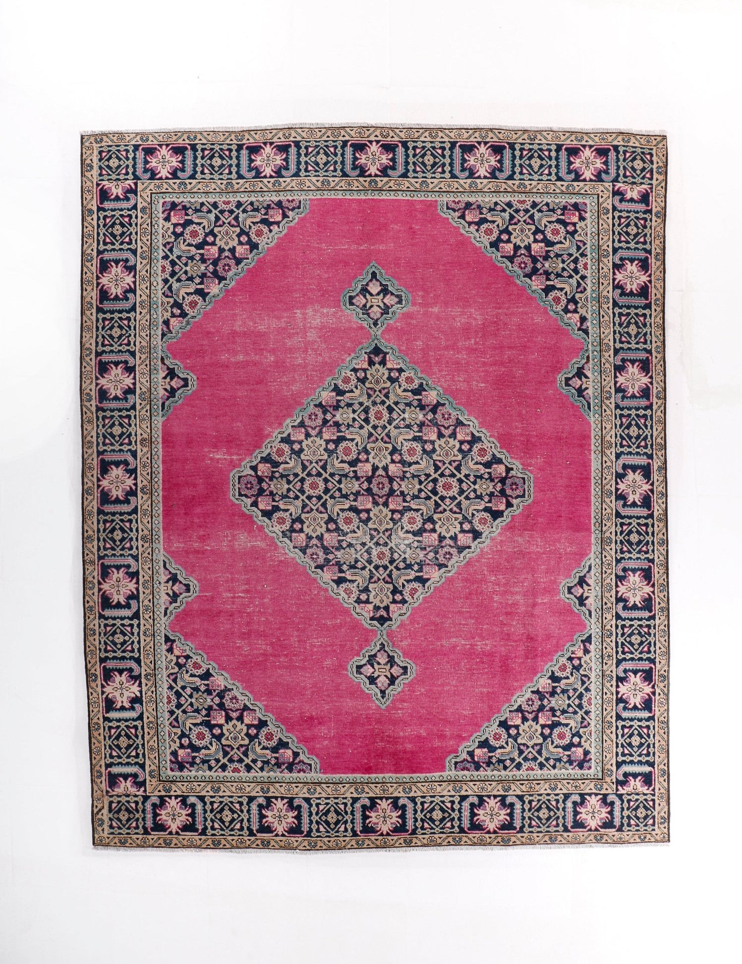 Persian Ardabil Rug | 7' 10" x 9' 3" - Rug the Rock - 