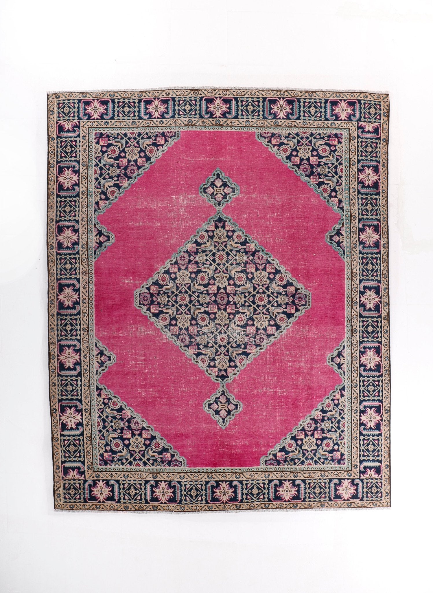 Persian Ardabil Rug | 7' 10" x 9' 3" - Rug the Rock - 