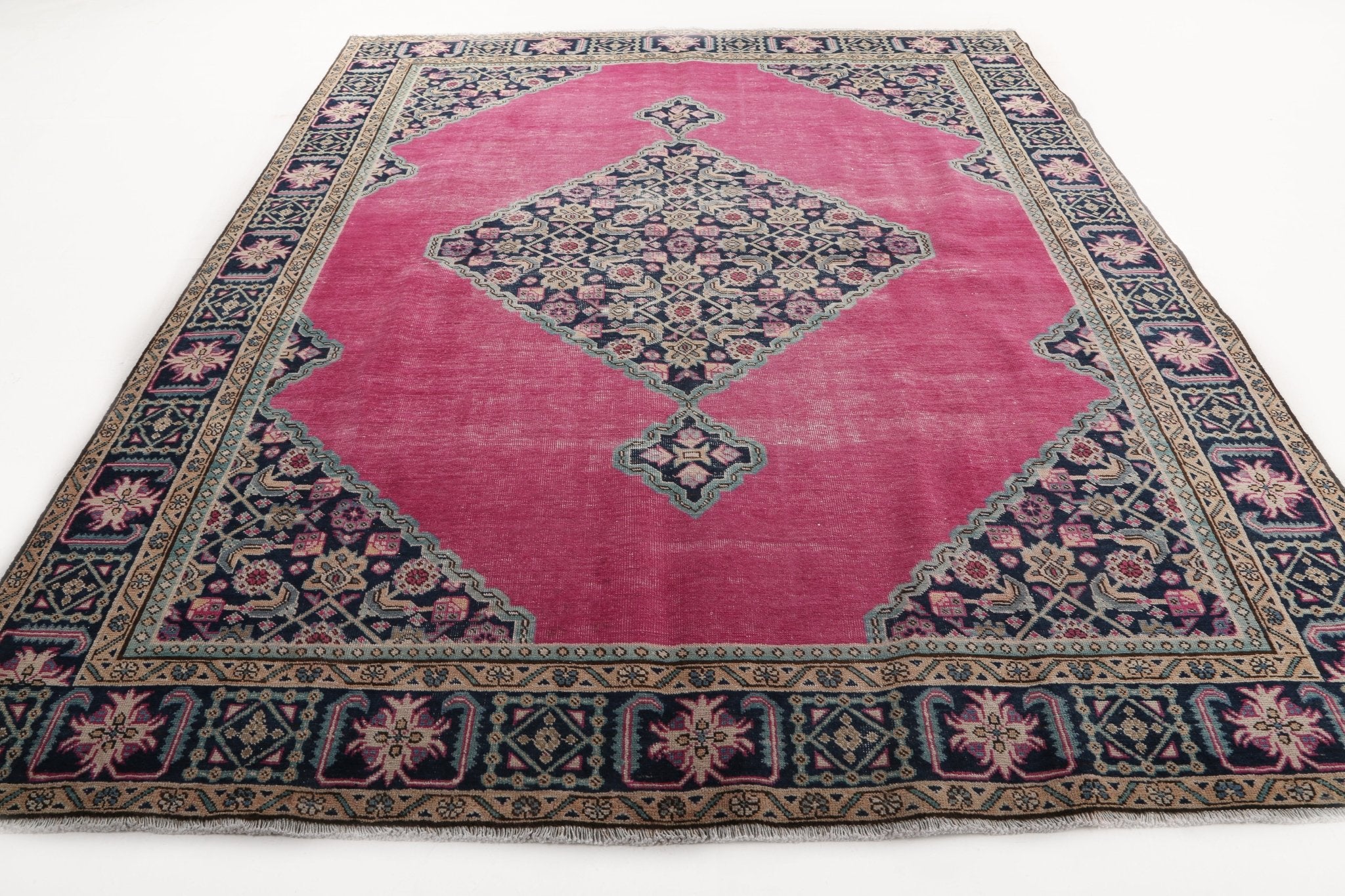Persian Ardabil Rug | 7' 10" x 9' 3" - Rug the Rock - 