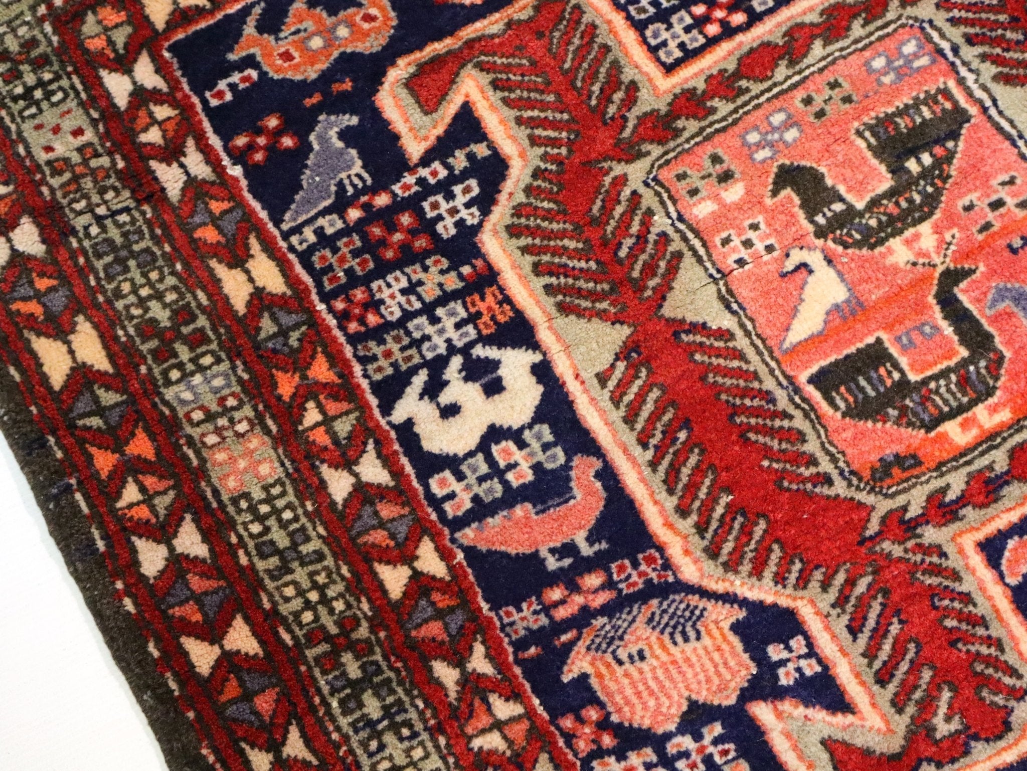 Persian Ardabil Runner Rug | 3' 7" x 9' 10" - Rug the Rock - 