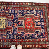 Persian Ardabil Runner Rug | 3' 7" x 9' 10" - Rug the Rock - 