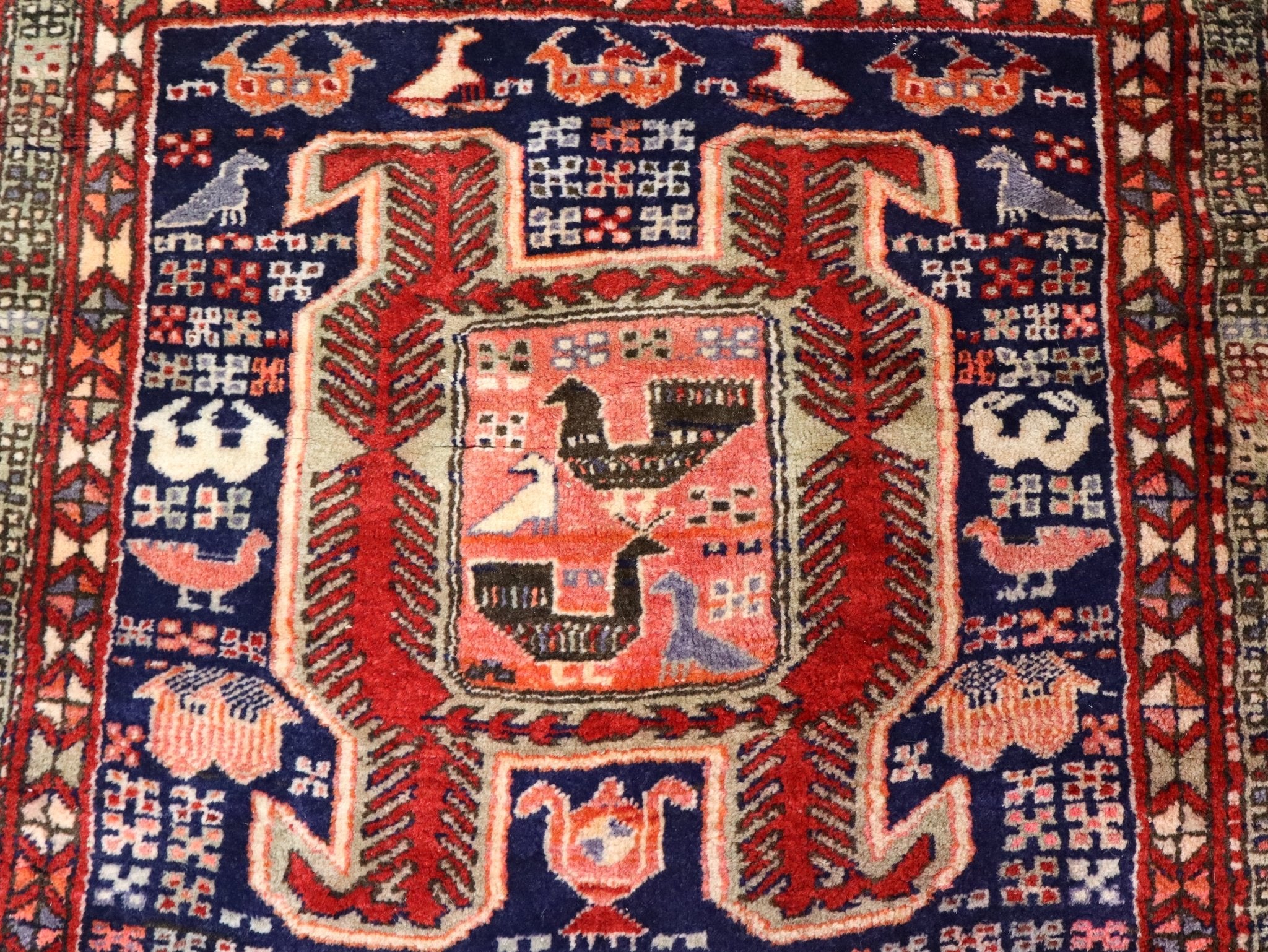 Persian Ardabil Runner Rug | 3' 7" x 9' 10" - Rug the Rock - 