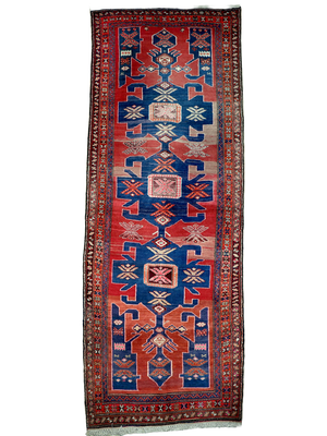 Persian Arshaq Meshkin Rug | 4' 11" x 13' 5"
