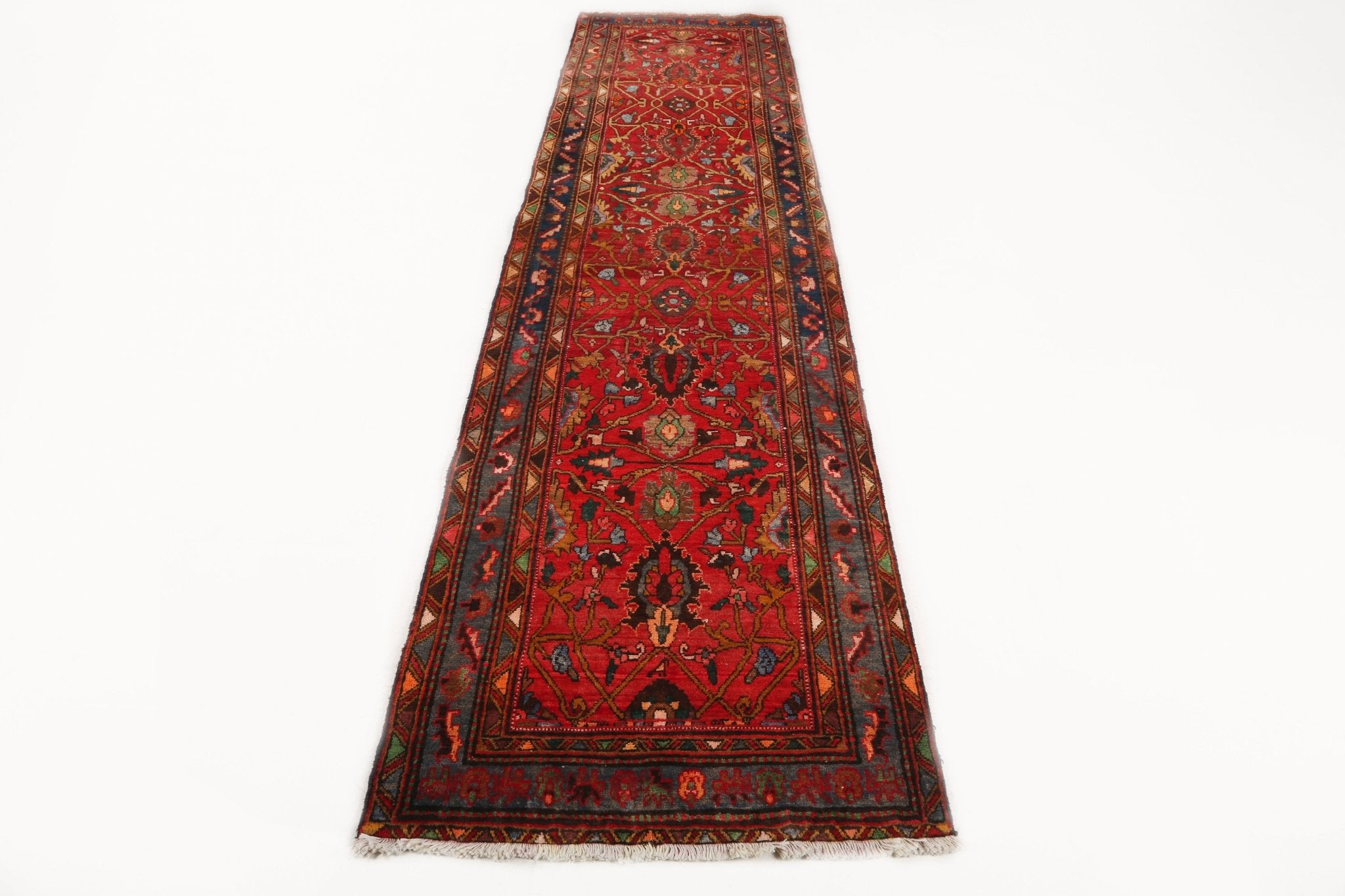 Persian Azerbaijan Runner Rug | 2' 7" x 10' 4" - Rug the Rock - 