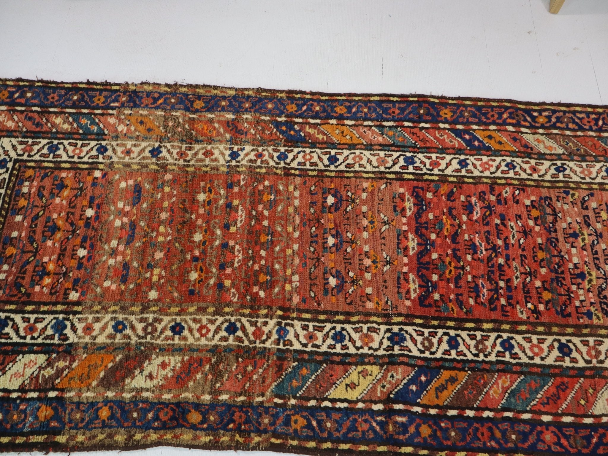 Persian Azerbaijan Runner Rug | 3' 1" x 9' 6" - Rug the Rock - multicolor colorRunner Rugyellow color
