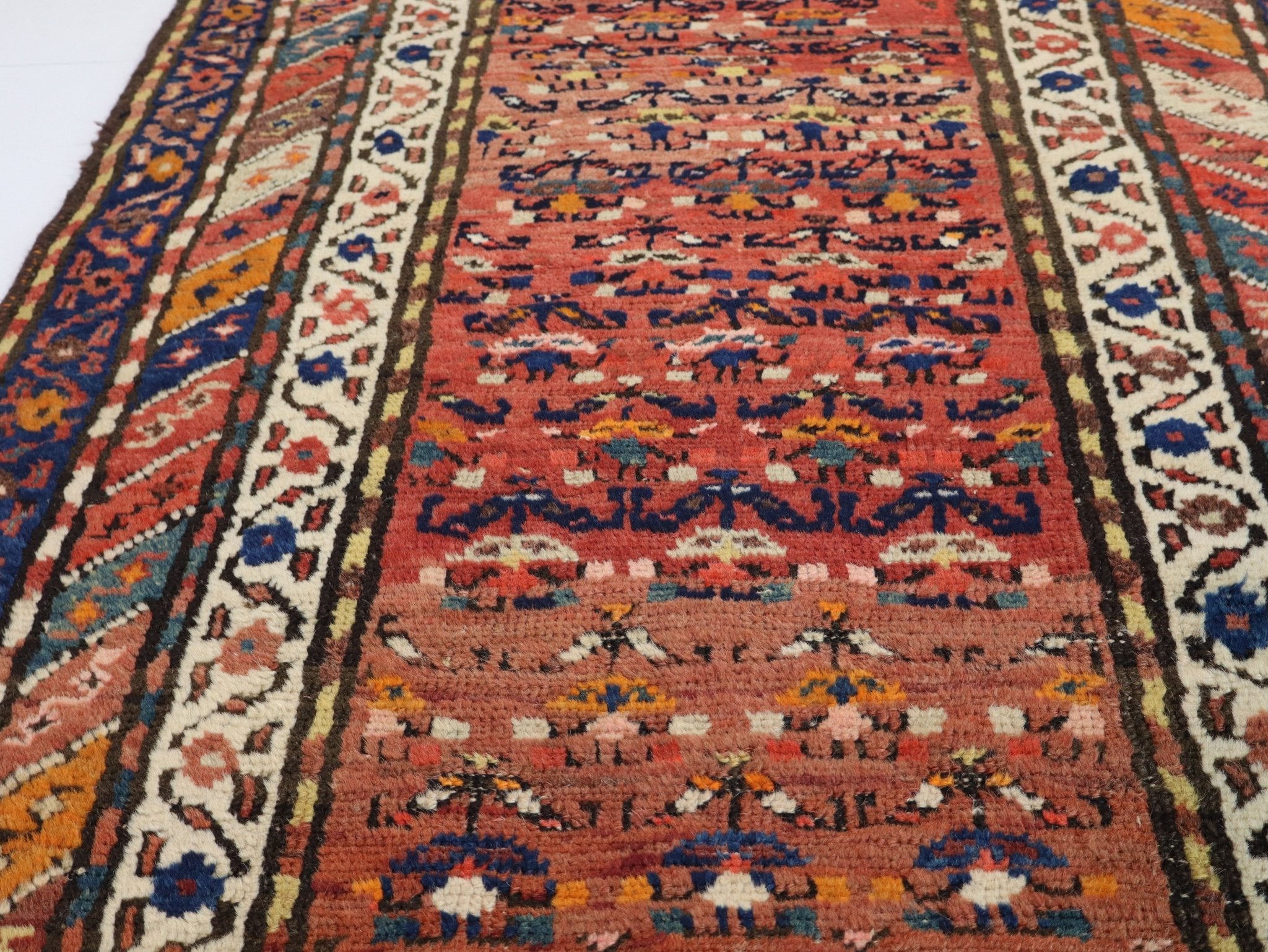 Persian Azerbaijan Runner Rug | 3' 1" x 9' 6" - Rug the Rock - multicolor colorRunner Rugyellow color