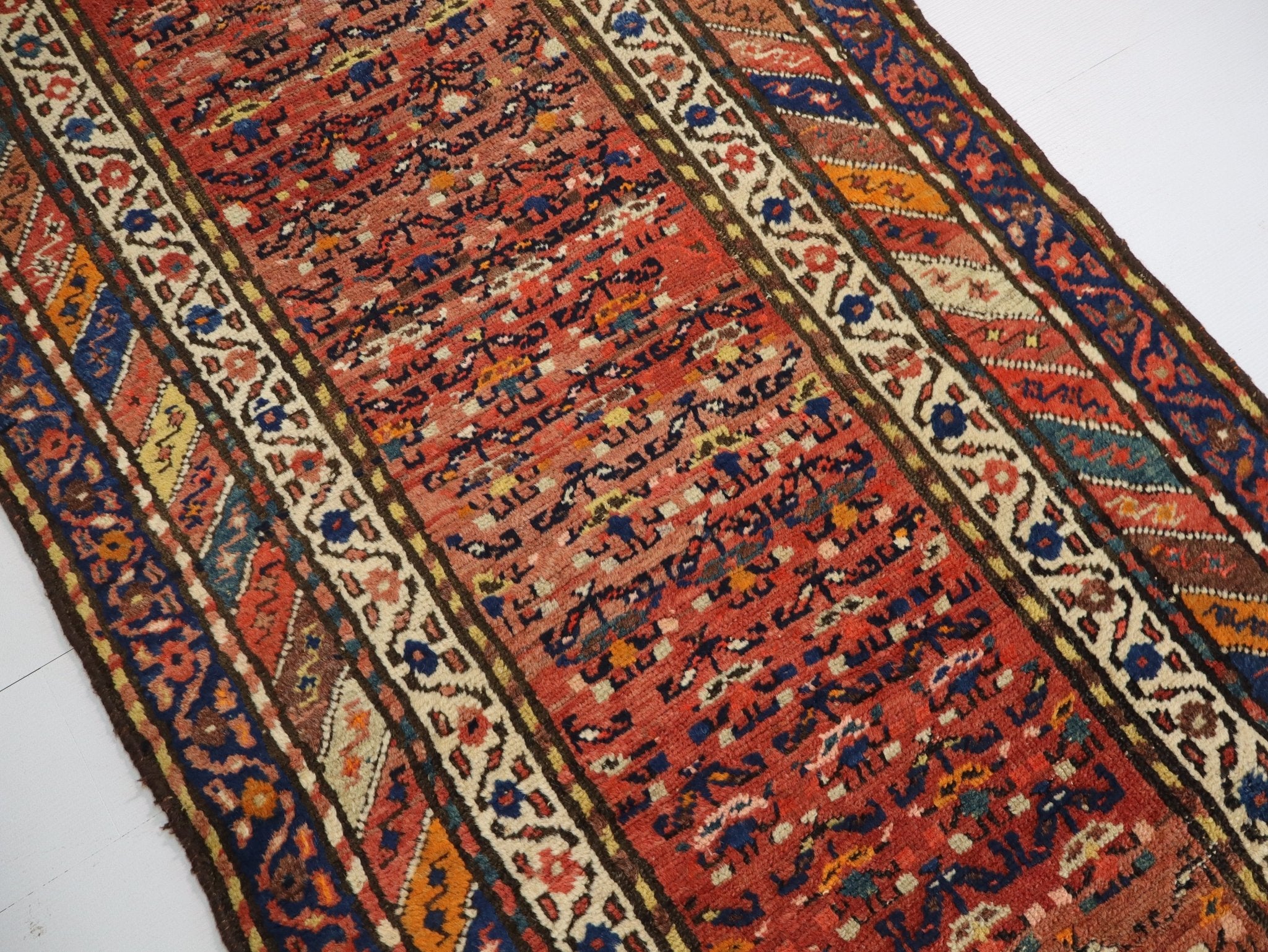 Persian Azerbaijan Runner Rug | 3' 1" x 9' 6" - Rug the Rock - multicolor colorRunner Rugyellow color