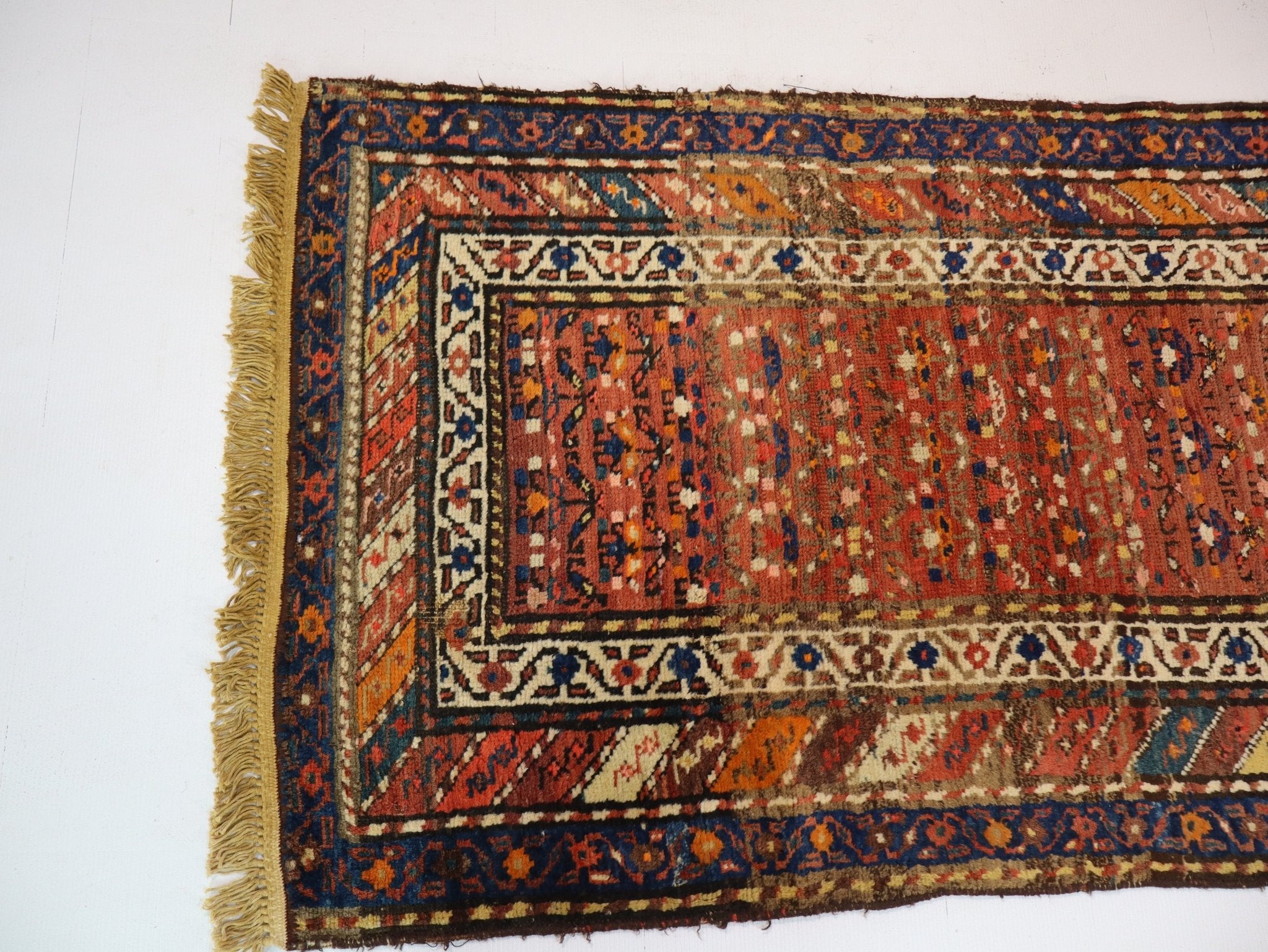Persian Azerbaijan Runner Rug | 3' 1" x 9' 6" - Rug the Rock - multicolor colorRunner Rugyellow color